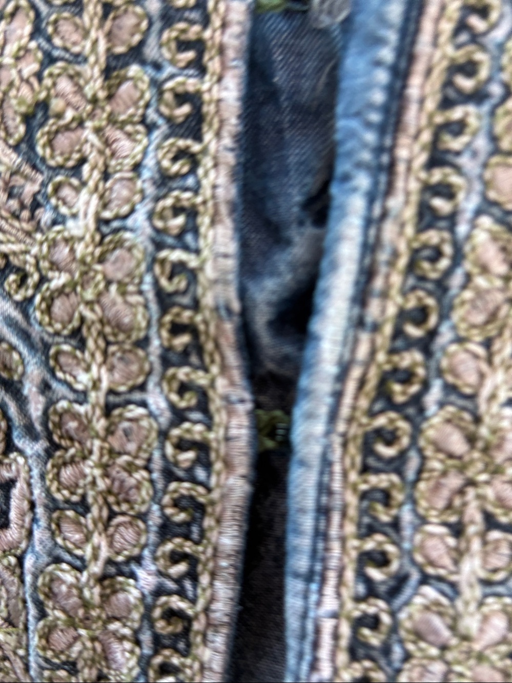 Soft Surroundings Embroidered Gray Womens Tunic - Picture 7 of 10